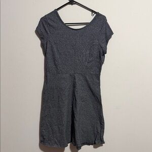Old Navy gray and black striped dress NWOT